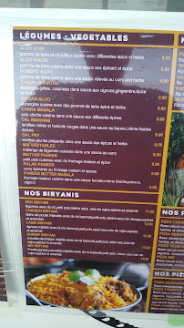 Restaurant INDIAN FOOD CORNER à Nice (le menu)