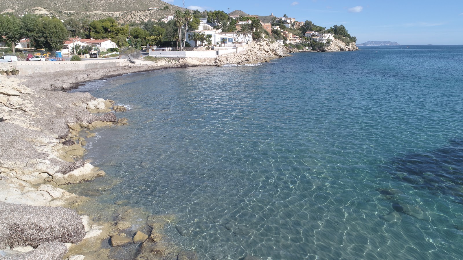 Foto de Cala Piteres Beach con terreno rocoso superficie