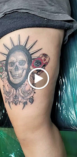 Explore star sleeve tattoo ideas, creative tattoo ideas in Brandon, available at Soul Reflections