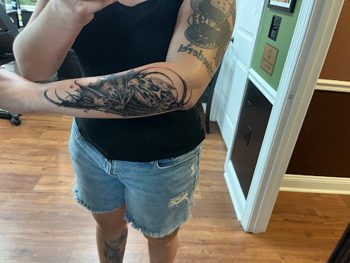 Explore mc escher tattoo ideas, creative tattoo ideas in Hinesville, available at Dark Horse Art Studios