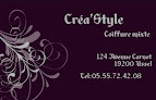Salon de coiffure Crea'style 19200 Ussel