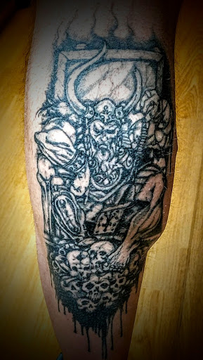 Explore armor of god tattoo ideas, creative tattoo ideas in Mitchell, available at Hardcore Inc.