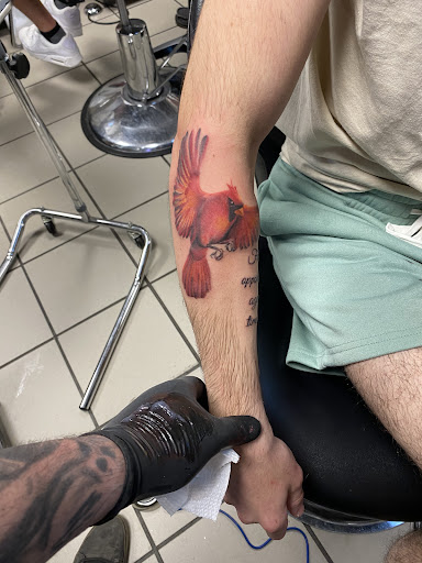 Explore feminine sleeve tattoo ideas, creative tattoo ideas in Mastic, available at Infinity Tattoo