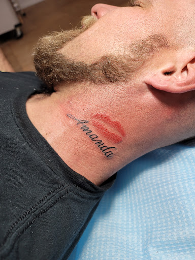 Explore leg tattoo ideas for men black, creative tattoo ideas in Youngtown, available at Banana Tattoo