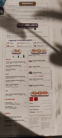 Restaurant de spécialités de la région de Naples Rossopomodoro à Rome - menu / carte