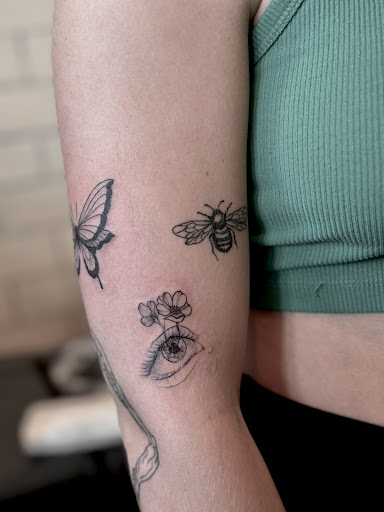 Explore blue collar tattoo ideas, creative tattoo ideas in Springfield, available at Triumph Tattoo