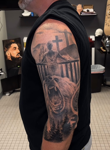 Explore vine tattoo ideas, creative tattoo ideas in Fort Wayne, available at Grade A Tattoos and Body Piercing