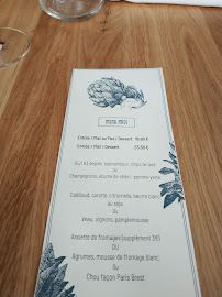 Restaurant BRUT à Tournefeuille menu