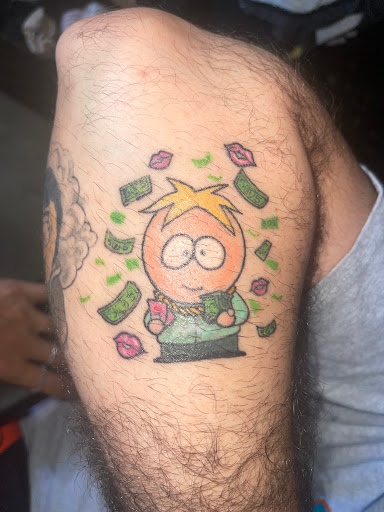 Explore lol tattoo ideas, creative tattoo ideas in Miami, available at Glitterpoop Studios