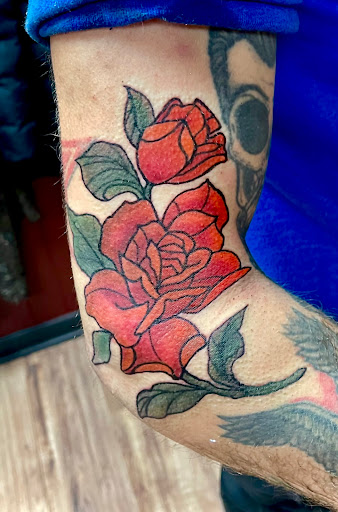 Explore haunted tattoo ideas, creative tattoo ideas in Clintonville, available at Honey Heart Tattoo
