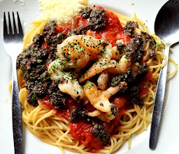 Fischfeinkost Delikatessen des Meeres photo