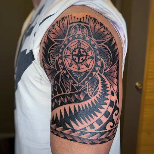 Explore back of neck tattoo cover up ideas, creative tattoo ideas in West Bloomfield, available at Chroma Tattoo Studio & Laser Tattoo Removal