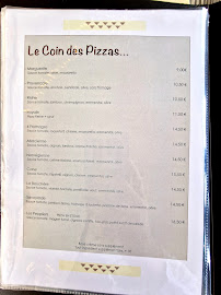 Carte du Restaurant Les Peupliers à Hyères