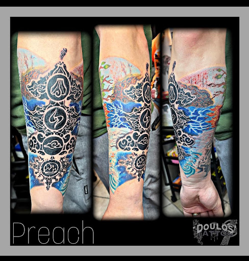Explore persona tattoo ideas, creative tattoo ideas in Wasilla, available at Doulos Tattoo, The Tattoo Shop