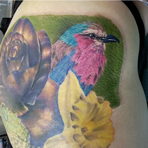 Explore tattoo wrist cover up ideas, creative tattoo ideas in Caldwell, available at Blue Ring Studio Tattoo & Piercing