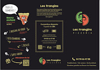 Menu / carte de Pizzeria les frangins à Pernes-les-Fontaines
