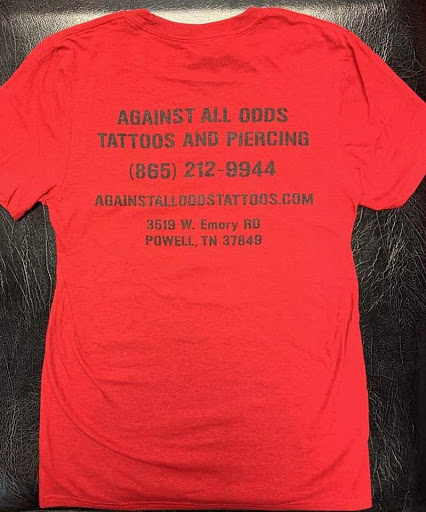 Explore simple forearm tattoo ideas, creative tattoo ideas in Powell, available at Against All Odds Tattoos and Piercings