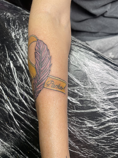 Explore pokemon tattoo ideas, creative tattoo ideas in Clintonville, available at Honey Heart Tattoo