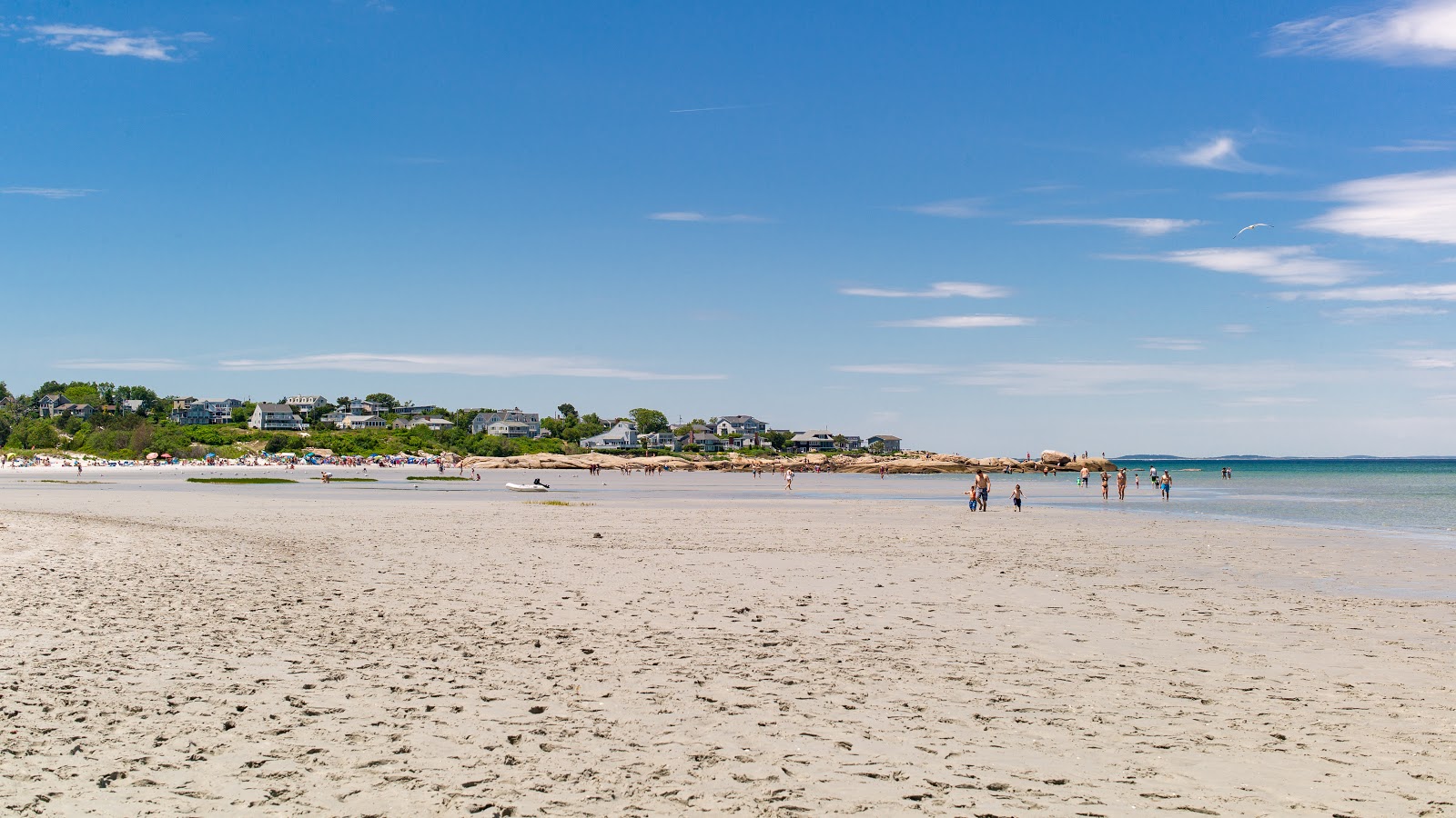 Wingaersheek beach的照片 带有宽敞的海岸