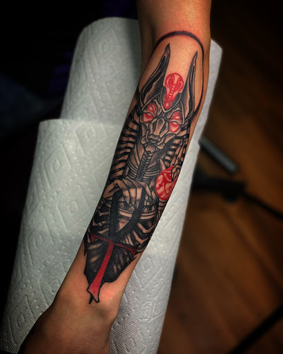 Explore knuckle tattoo ideas, creative tattoo ideas in Elkview, available at Andy Electric Tattoos