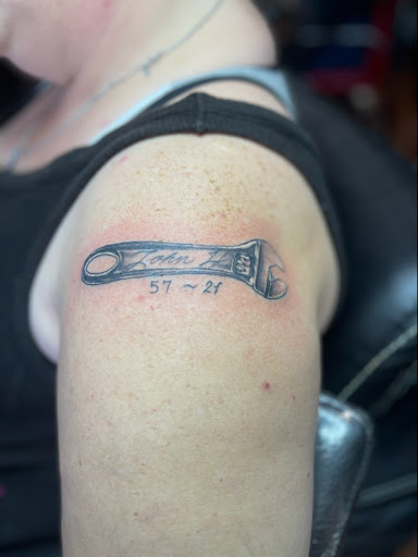 Explore lower leg tattoo ideas, creative tattoo ideas in Coeur D Alene, available at Jojos Tattoo & Body Piercing