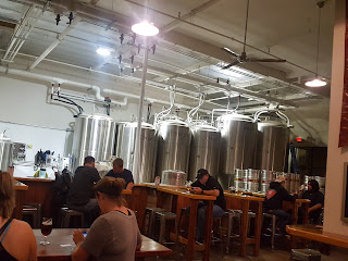 A row of beer taps