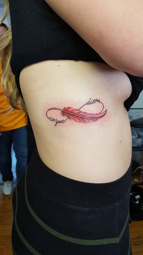 Explore egyptian chest tattoo ideas, creative tattoo ideas in Charlotte, available at Black Cloud Tattoo & Piercing