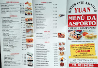 Carte du Ristorante Cinese Yuan à Sasso Marconi