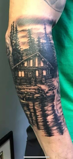 Explore atlas tattoo ideas, creative tattoo ideas in Oak Forest, available at Silver Raven Tattoos