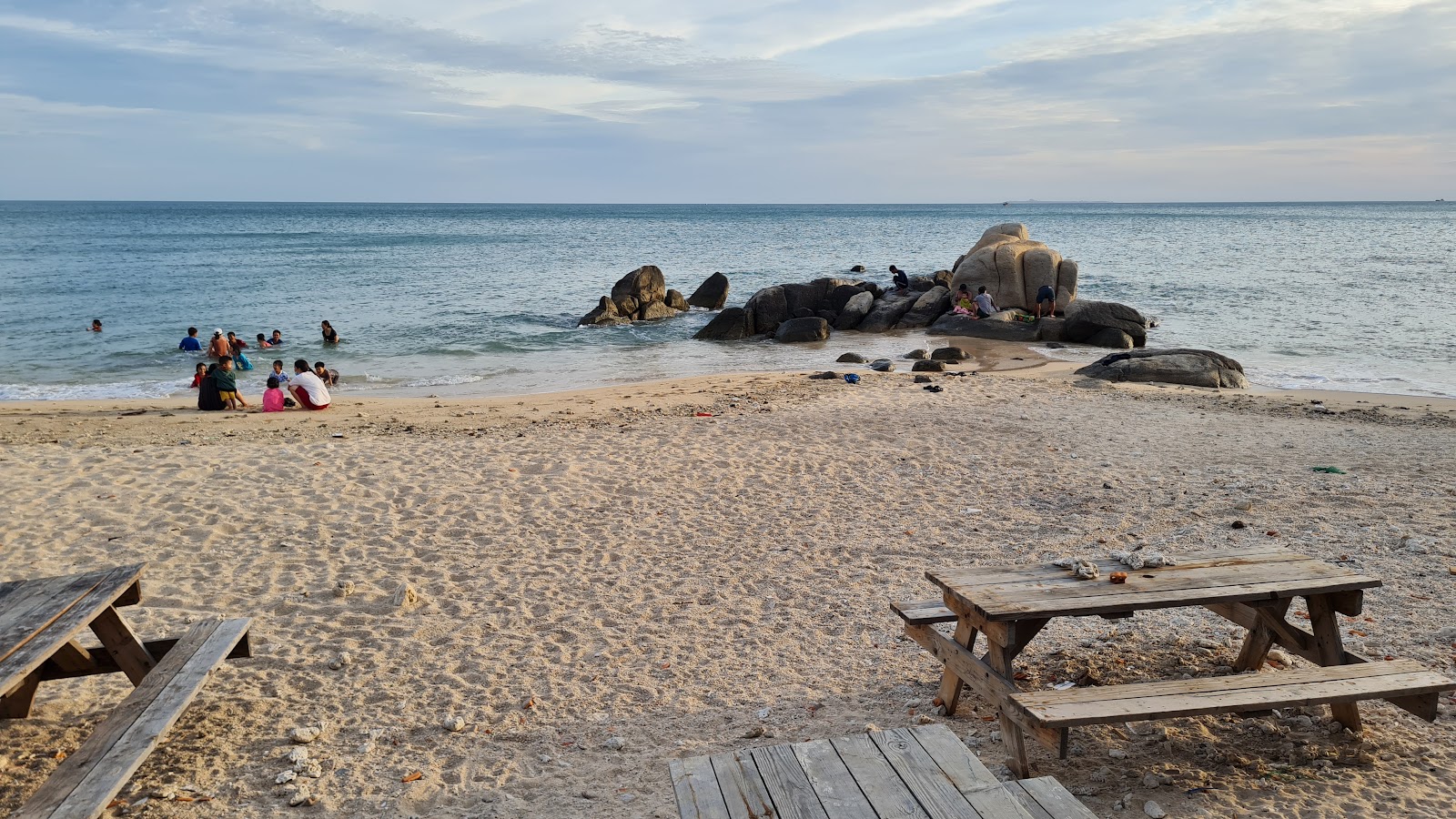 Foto von Ca Na Beach und die siedlung