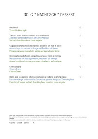 Wave Restaurant à Lazise menu