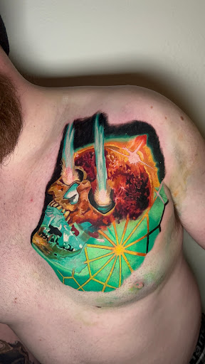 Explore persona tattoo ideas, creative tattoo ideas in Lakeville, available at SharkTooth Tattoo & Gallery