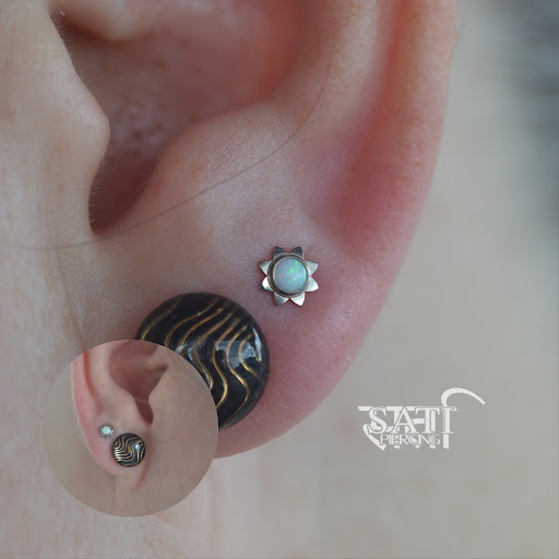 Explore mens ankle tattoo ideas, creative tattoo ideas in Roanoke, available at Sati Piercing & Fine Jewelry