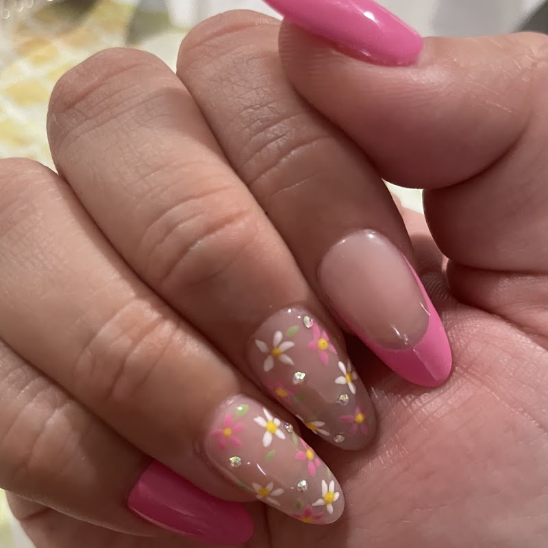 Pink Sky Nails