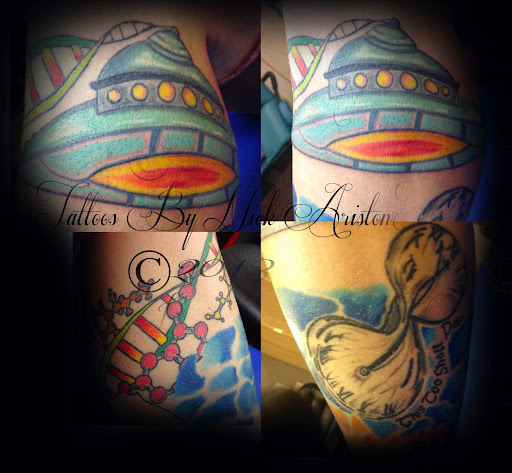 Explore greek tattoos ideas, creative tattoo ideas in Mason City, available at Technicolor Tattoo Studio