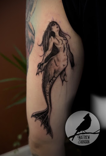 Explore crystal ball tattoo ideas, creative tattoo ideas in Nashville, available at RedBird Tattoo