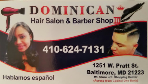 Hair Salon «Dominican Hair Salon Barbershop 3», reviews and photos, 1251 W Pratt St, Baltimore, MD 21223, USA