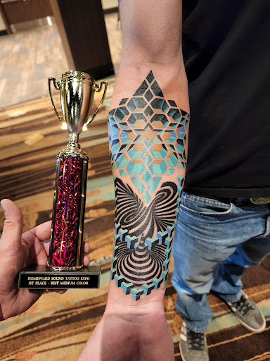 Explore chinese character tattoo ideas, creative tattoo ideas in Kansas City, available at Divine Tattoo Parlor