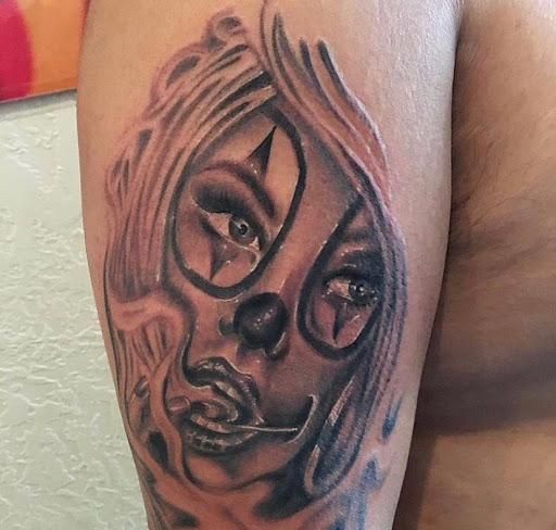 Explore female lion tattoo ideas, creative tattoo ideas in Twin Falls, available at Black Rose Tattoo