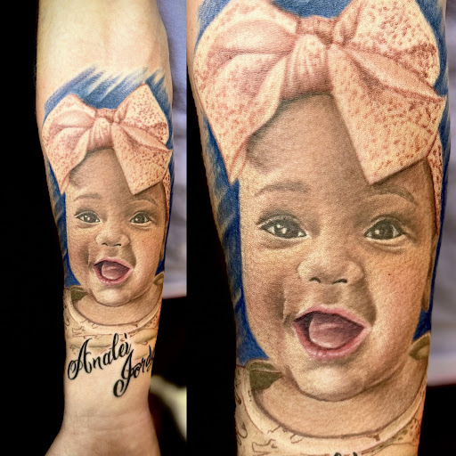 Explore halloween pumpkin tattoo ideas, creative tattoo ideas in Wheeling, available at SPFX Tattoo