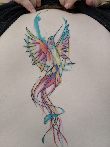 Explore left chest tattoo ideas, creative tattoo ideas in Oceanside, available at The Arcade Oceanside Tattoo