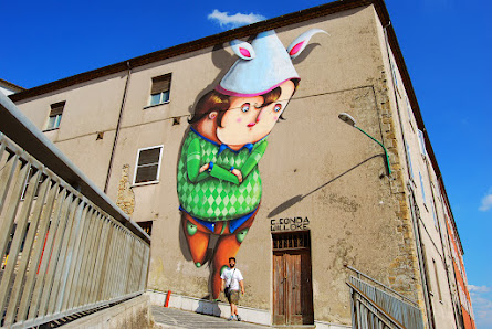 Streetart Murales di Cristian Sonda Via Tranesi, 6E, 83031 Ariano Irpino AV, Italia