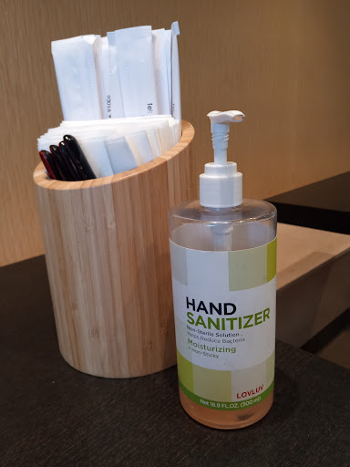 Utensils and Hand Sanitizer