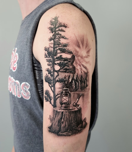 Explore tattoo sleeve ideas women, creative tattoo ideas in Independence, available at Bare Skin Tattoo