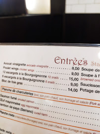 Le Bistrot de la Tour à Paris menu
