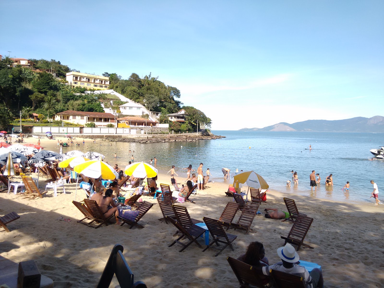 Foto von Ibicui Strand und die siedlung