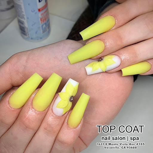 Nail Salon «Top Coat Nail Salon & Spa», reviews and photos, 1631 E Monte Vista Ave #105, Vacaville, CA 95688, USA