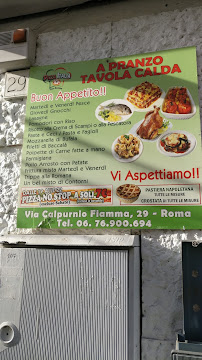 Menu / carte de Pizza Italia à Rome