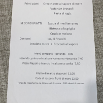 Garden City à Milan menu