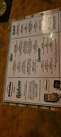 MATANGA - Fusion Tapas & Cocktails à Berlin menu